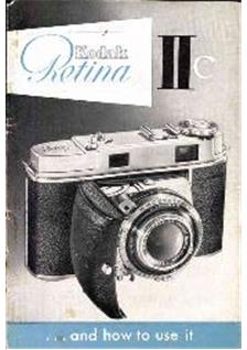 Kodak Retina 2 c manual. Camera Instructions.